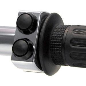 Carcasa para Pulsador m-SWITCH 3 Botones 1" Acero inoxidable y Negro