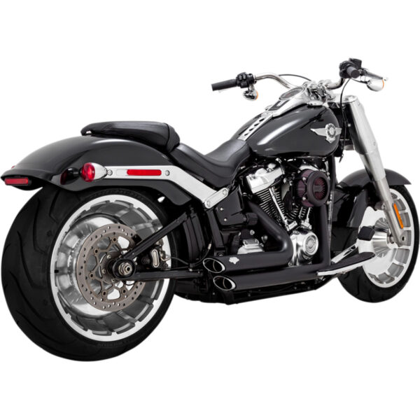 EXHAUST SYSTEM 2 INTO 2 SHORTSHOTS STAGGERED BLACK