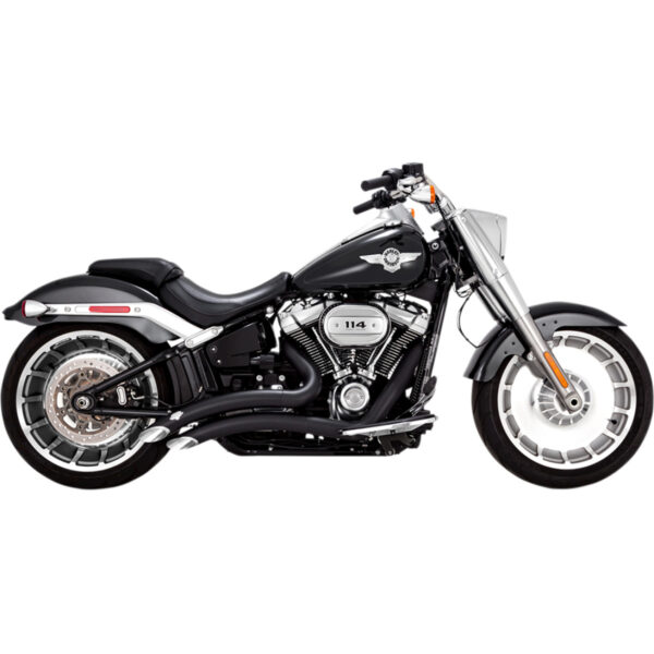 EXHAUST SYSTEM 2-2 BIG RADIUS BLACK
