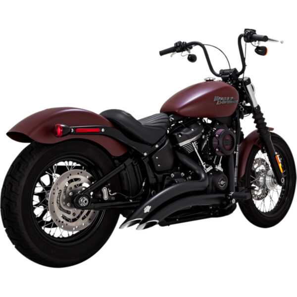EXHAUST BIG RADIUS 2 INTO 2 BLACK