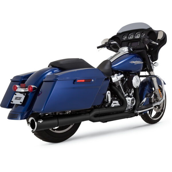 EXHAUST SYSTEM PRO-PIPE 2-INTO-1 BLACK